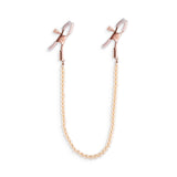 Bound Adjustable Nipple Clamps with Gold Pearl Chain – Silicone Tip Nipple Clamps > Sex Toys > Nipple Clips - Tophatter Daily Deals