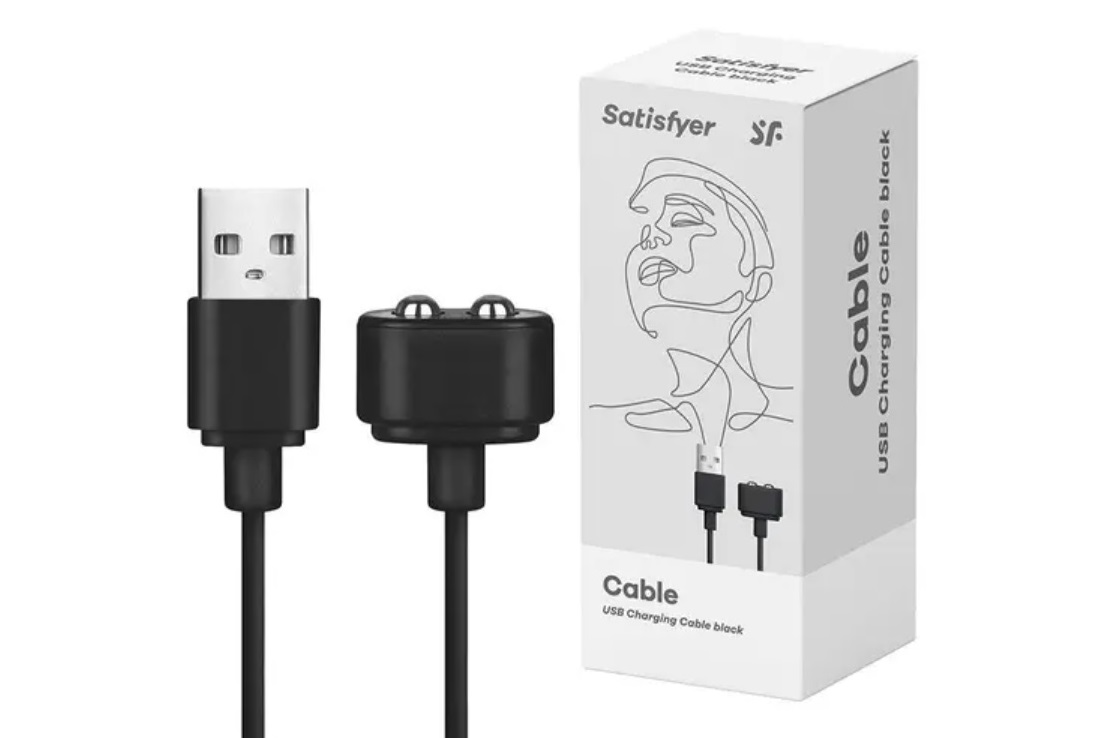 Satisfyer Charge Cable (Black) – Charging Cable > Sex Toys > Replacement Parts - Tophatter Daily Deals