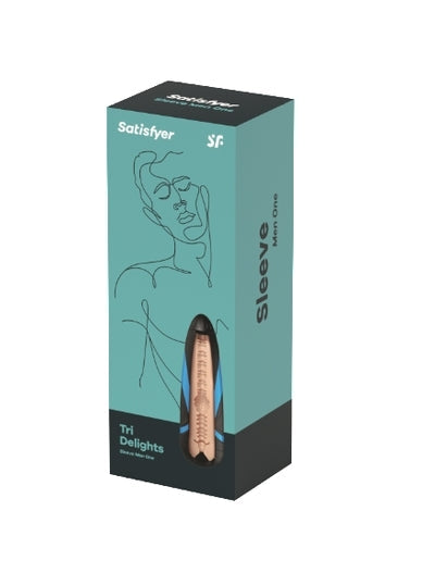 Satisfyer Men Sleeve Tri Delights Soft Cyber Skin Masturbator > Sex Toys For Men > Masturbators > Vibrating - Tophatter Daily Deals