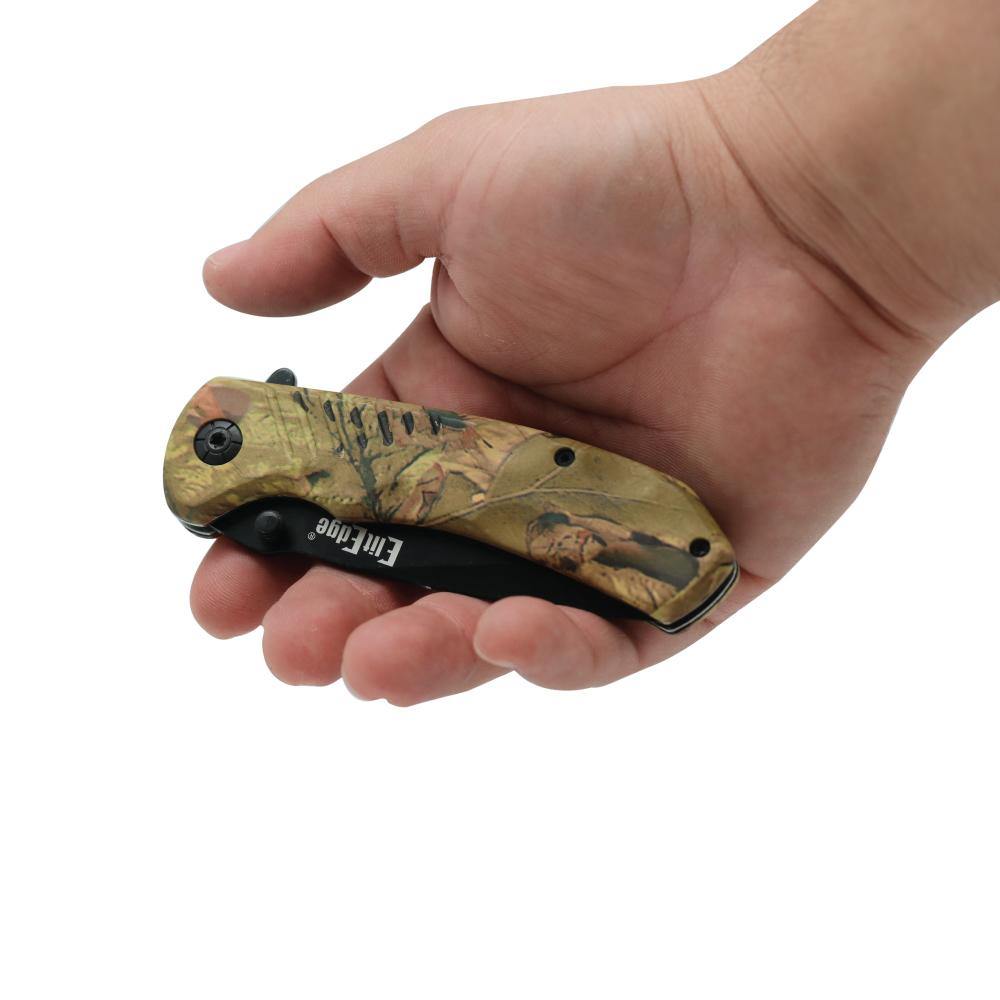 Everyday 8" Tactical Rescue Knife Knife - Tophatter Daily Deals