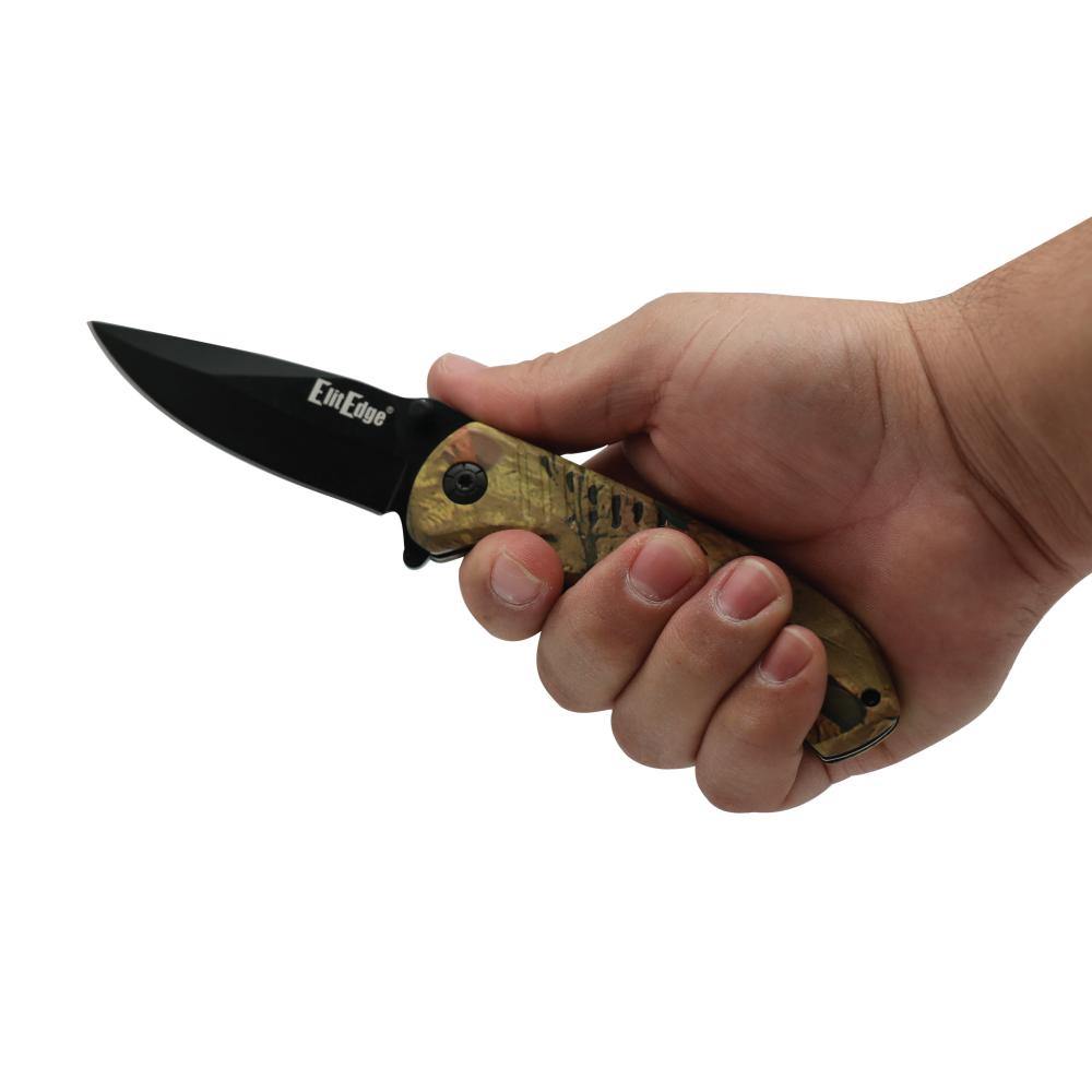 Everyday 8" Tactical Rescue Knife Knife - Tophatter Daily Deals