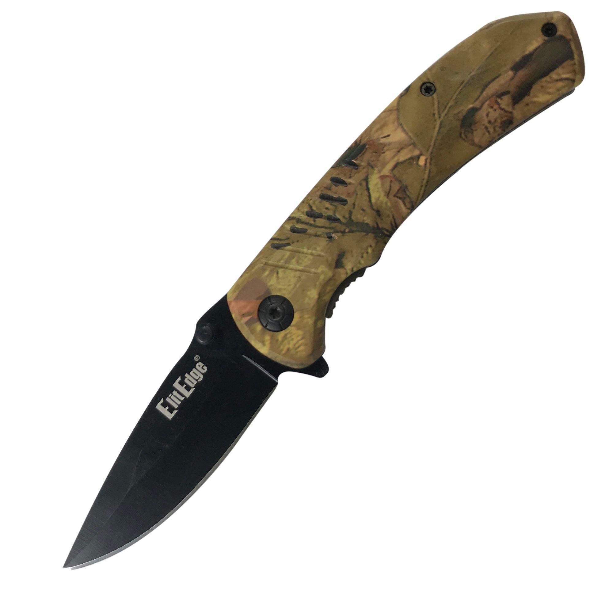 Everyday 8" Tactical Rescue Knife Camouflage Knife - Tophatter Daily Deals