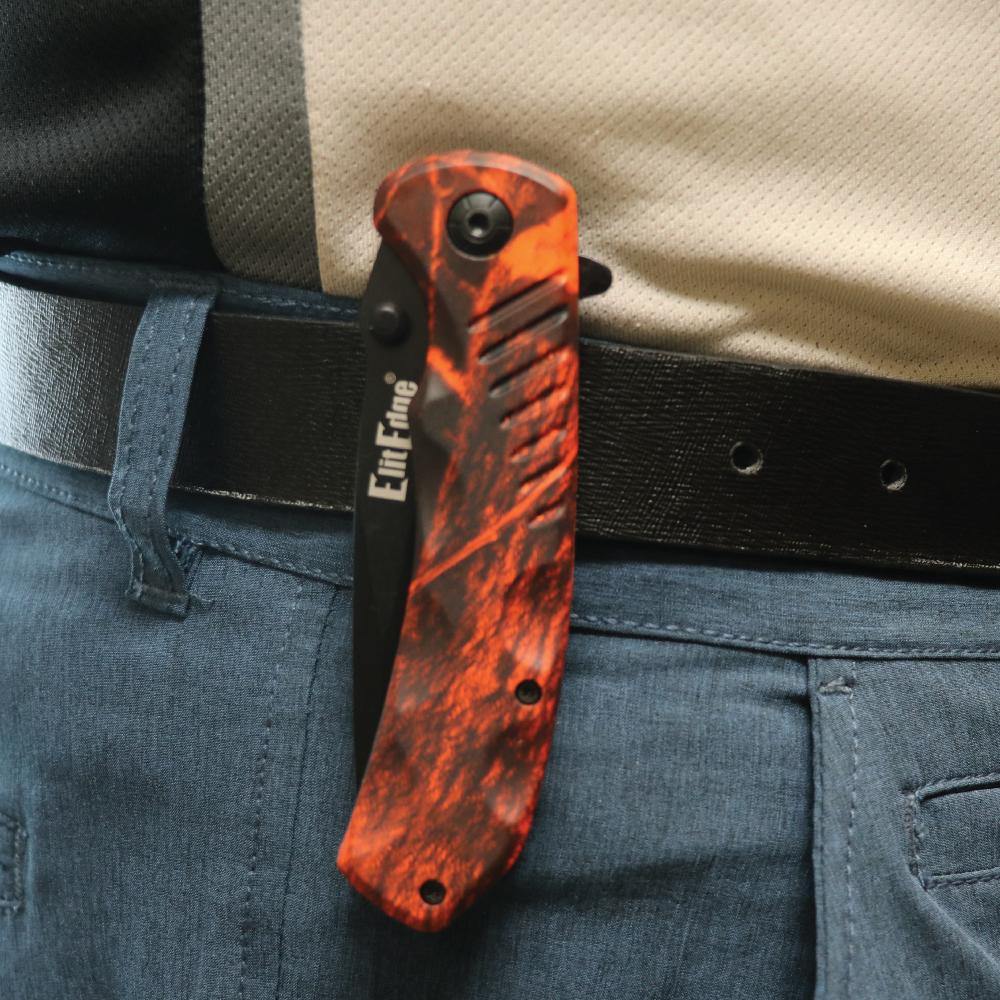 Everyday 8" Tactical Rescue Knife Knife - Tophatter Daily Deals