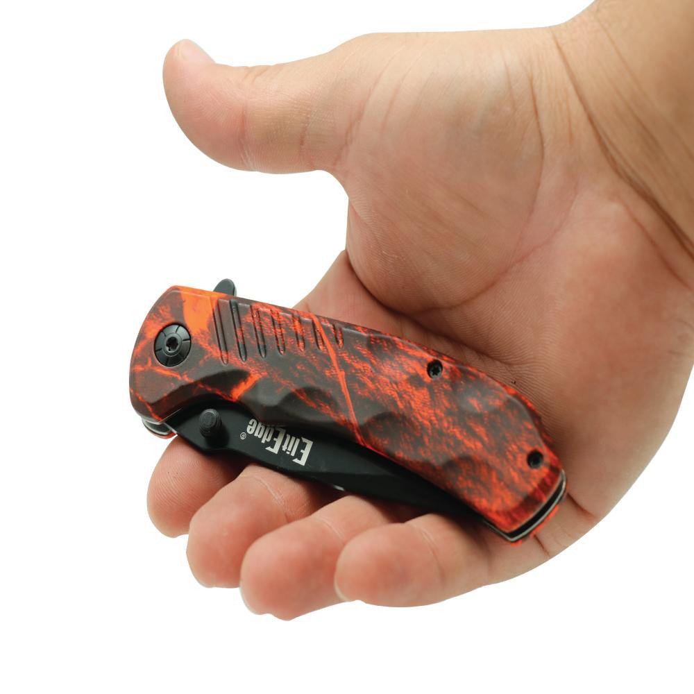 Everyday 8" Tactical Rescue Knife Knife - Tophatter Daily Deals
