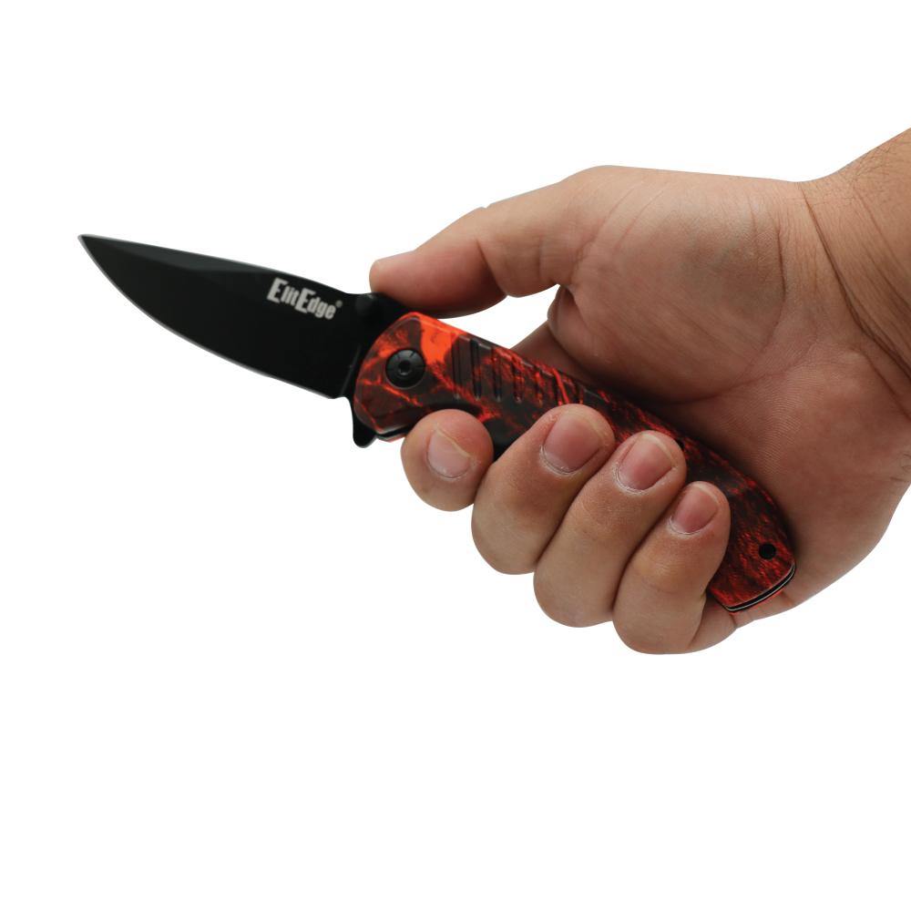 Everyday 8" Tactical Rescue Knife Knife - Tophatter Daily Deals