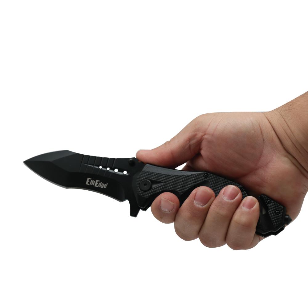 Military Grade 9" Tactical Rescue Knife - Tophatter Daily Deals