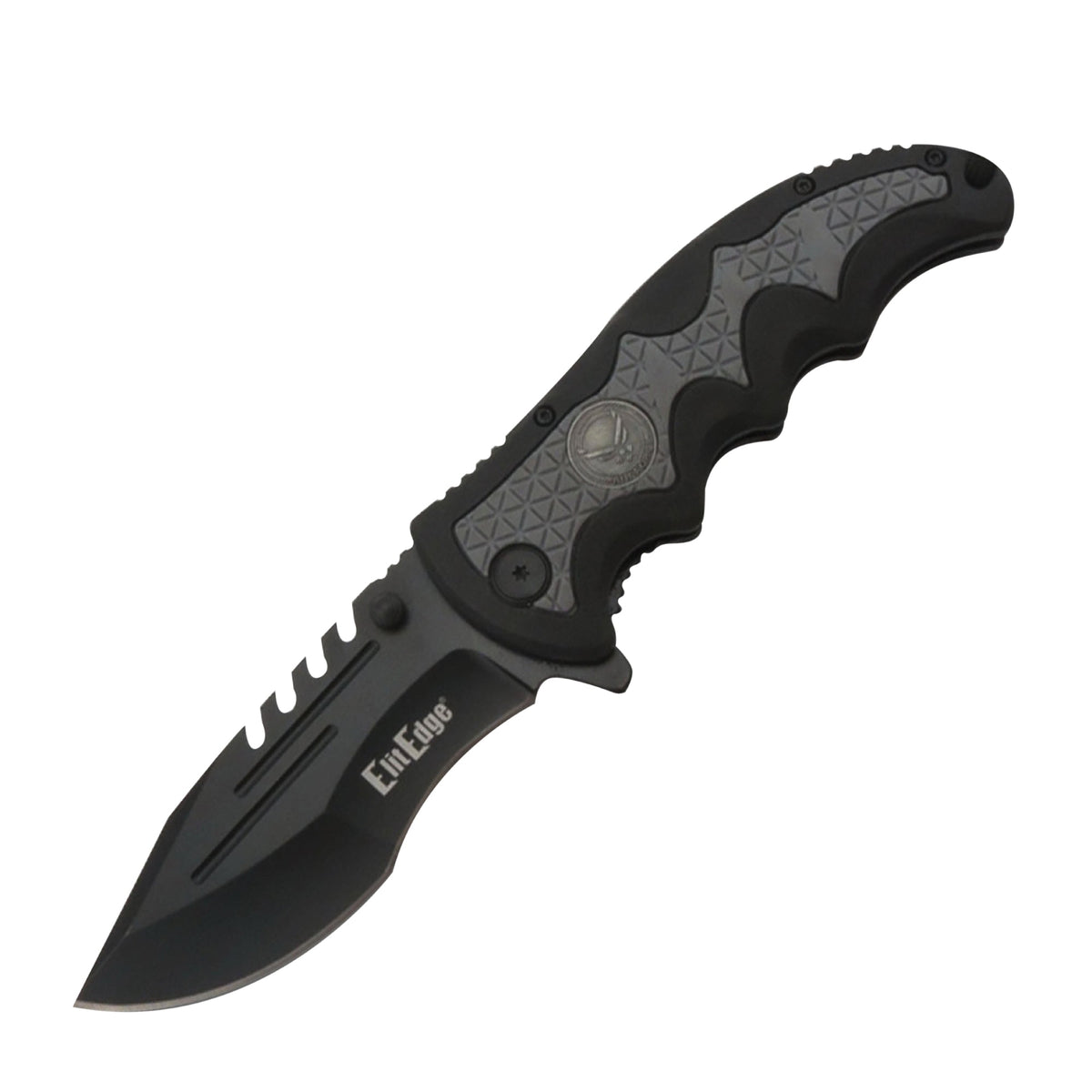 Military Medallion 8.5" Rescue Knife Air Force Knife - Tophatter Daily Deals
