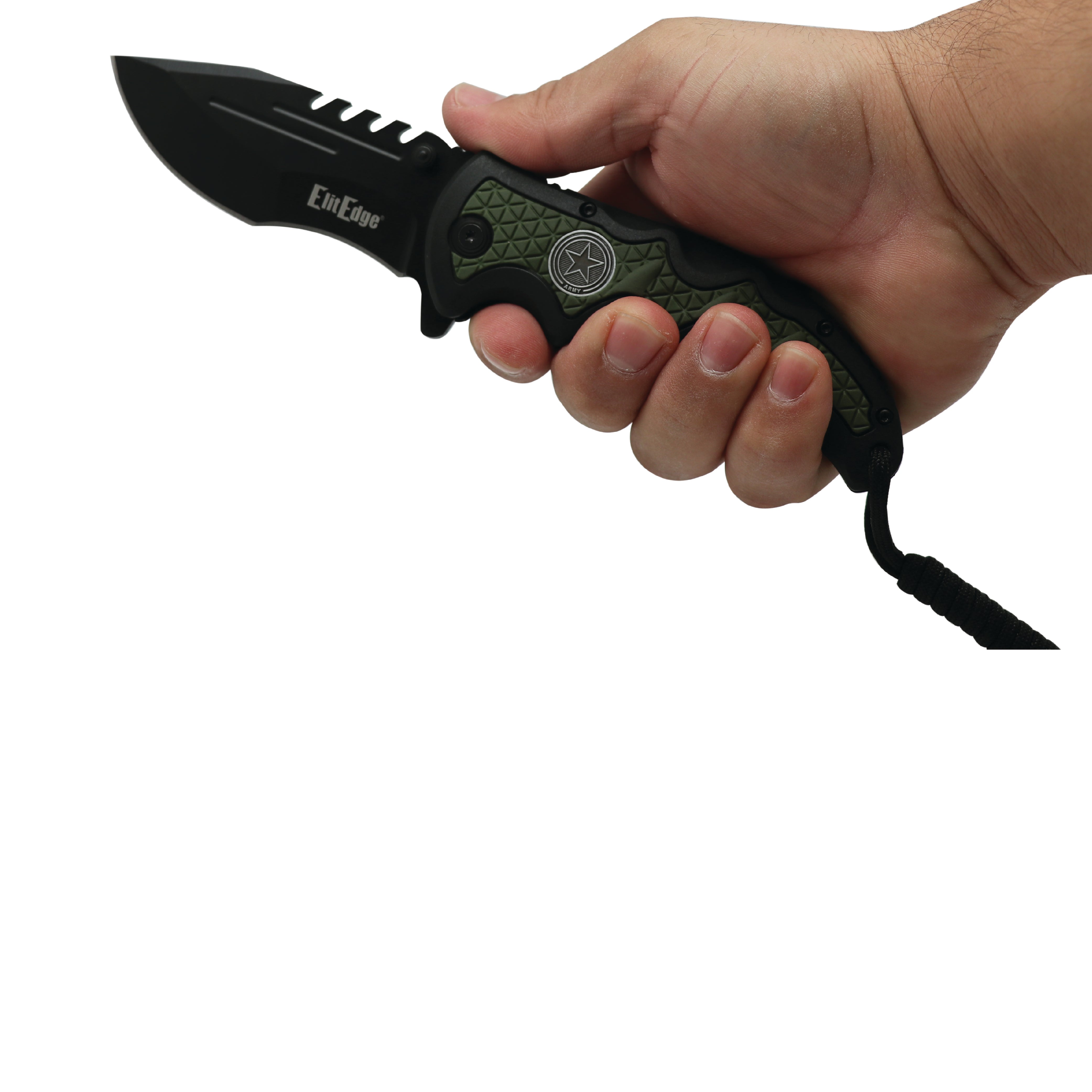 Military Medallion 8.5" Rescue Knife Knife - Tophatter Daily Deals