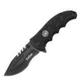 Military Medallion 8.5" Rescue Knife USMC Knife - Tophatter Daily Deals