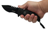 Military Medallion 8.5" Rescue Knife Knife - Tophatter Daily Deals