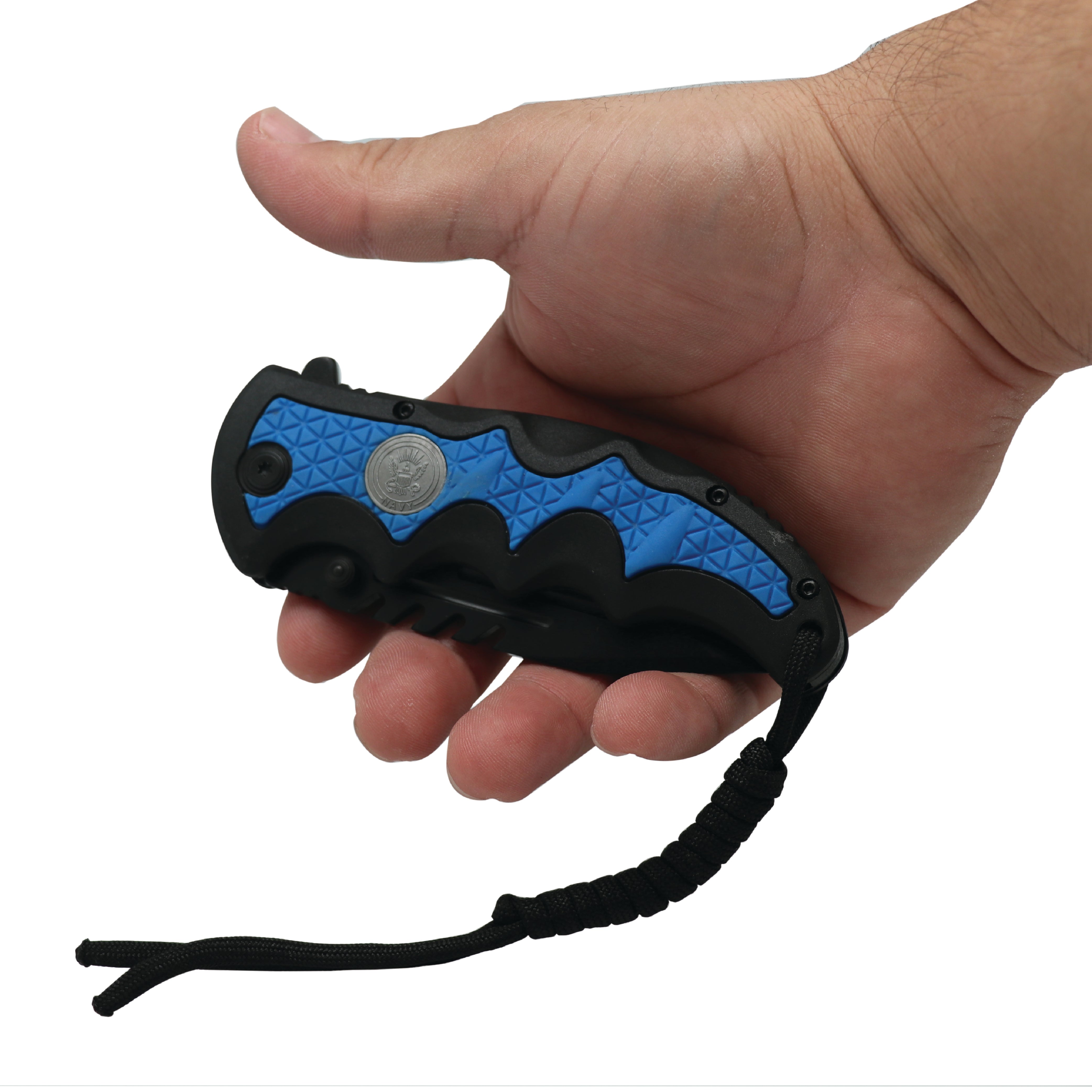 Military Medallion 8.5" Rescue Knife Knife - Tophatter Daily Deals