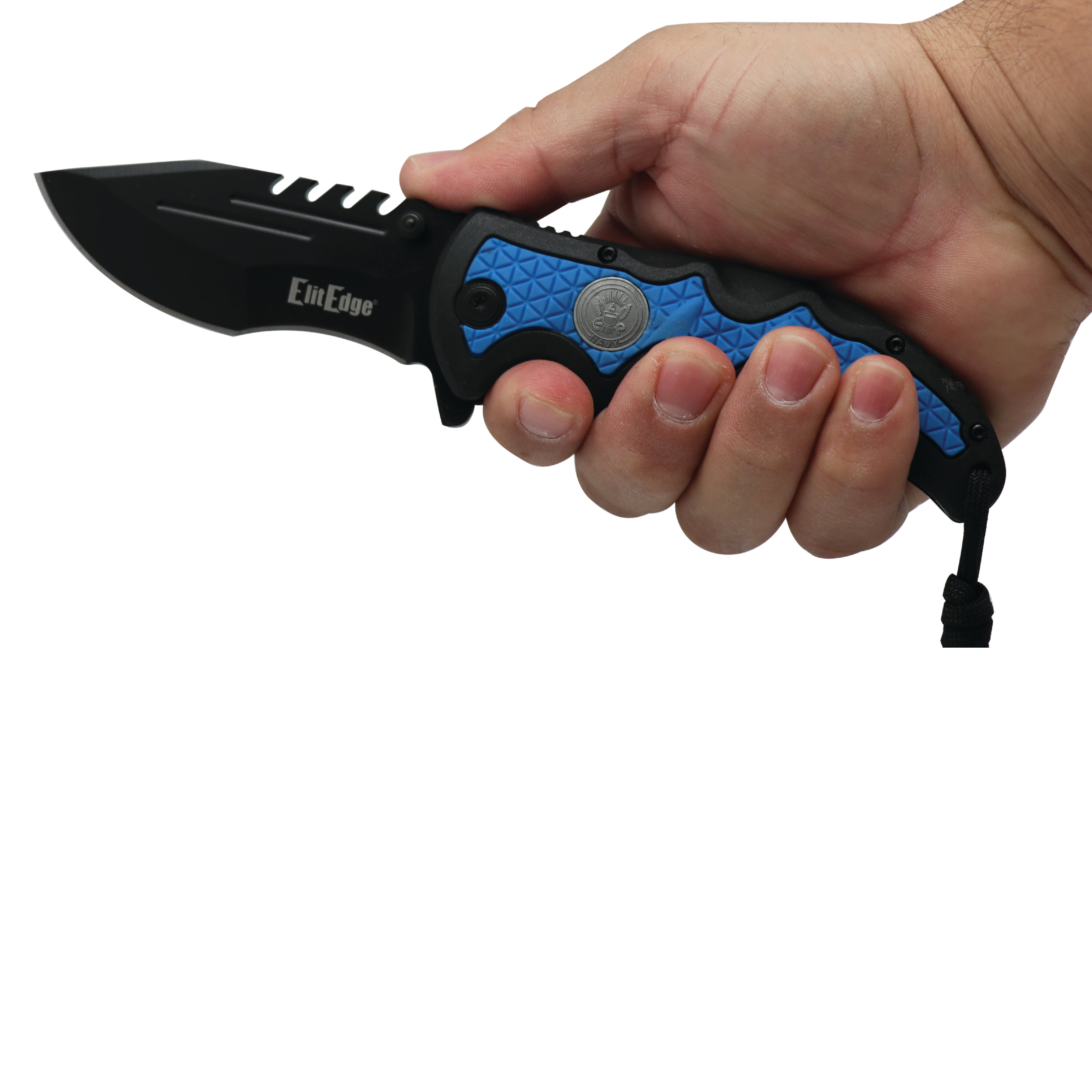 Military Medallion 8.5" Rescue Knife Knife - Tophatter Daily Deals