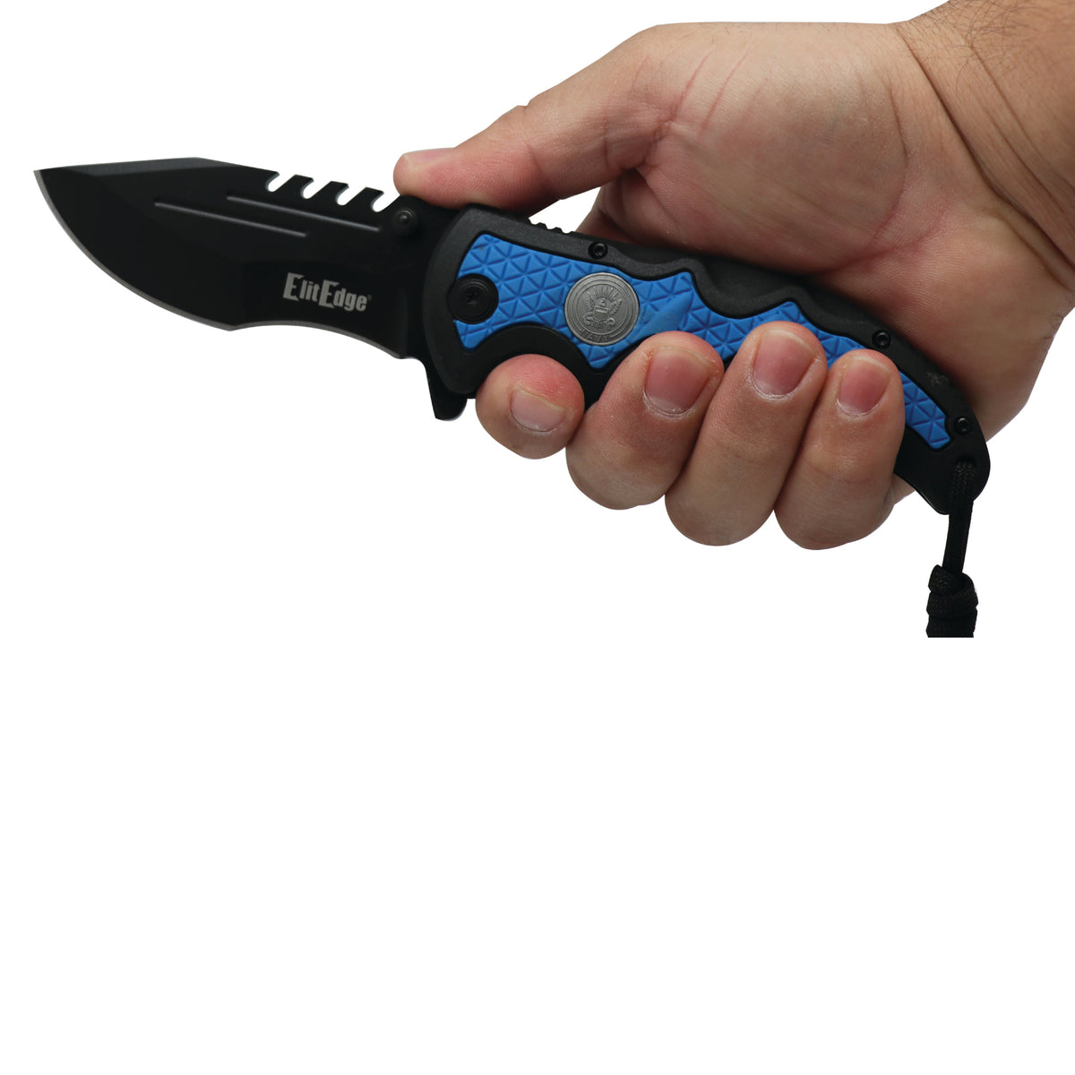 Military Medallion 8.5" Rescue Knife Knife - Tophatter Daily Deals