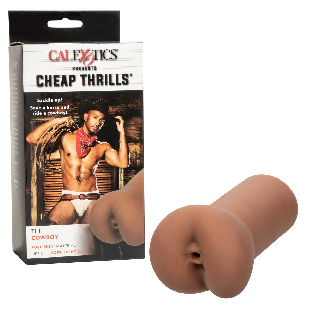 Cheap Thrills The Cowboy Male Stroker 5.5 Inch Soft Pure Skin Material Realistic Textured Suction Sleeve > Sex Toys For Men > Masturbators > Manual - Tophatter Daily Deals