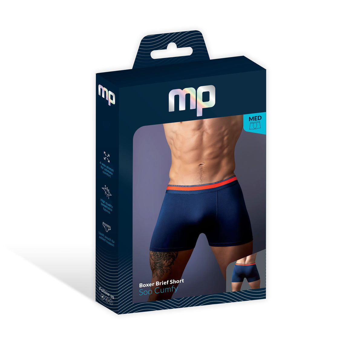 Soo Cumfy Boxer Brief – Moisture-Wicking Men's Underwear Medium > Clothes > Mens Briefs - Tophatter Daily Deals