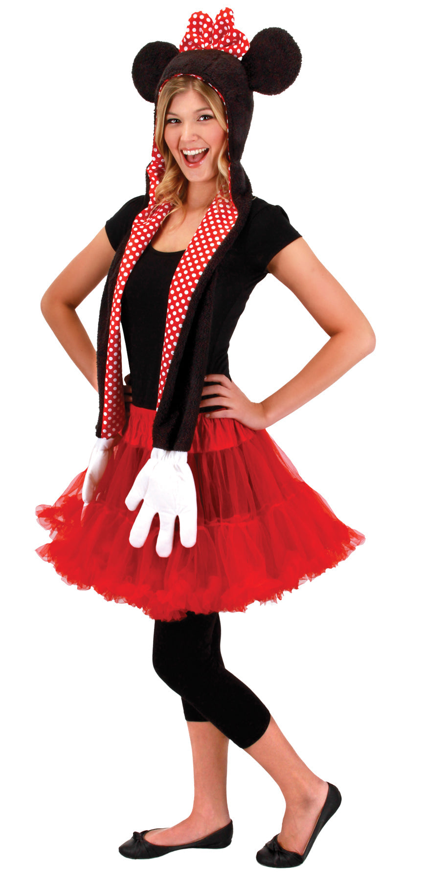 Minnie Hoodie Scarf Costume Accessories - Tophatter Daily Deals