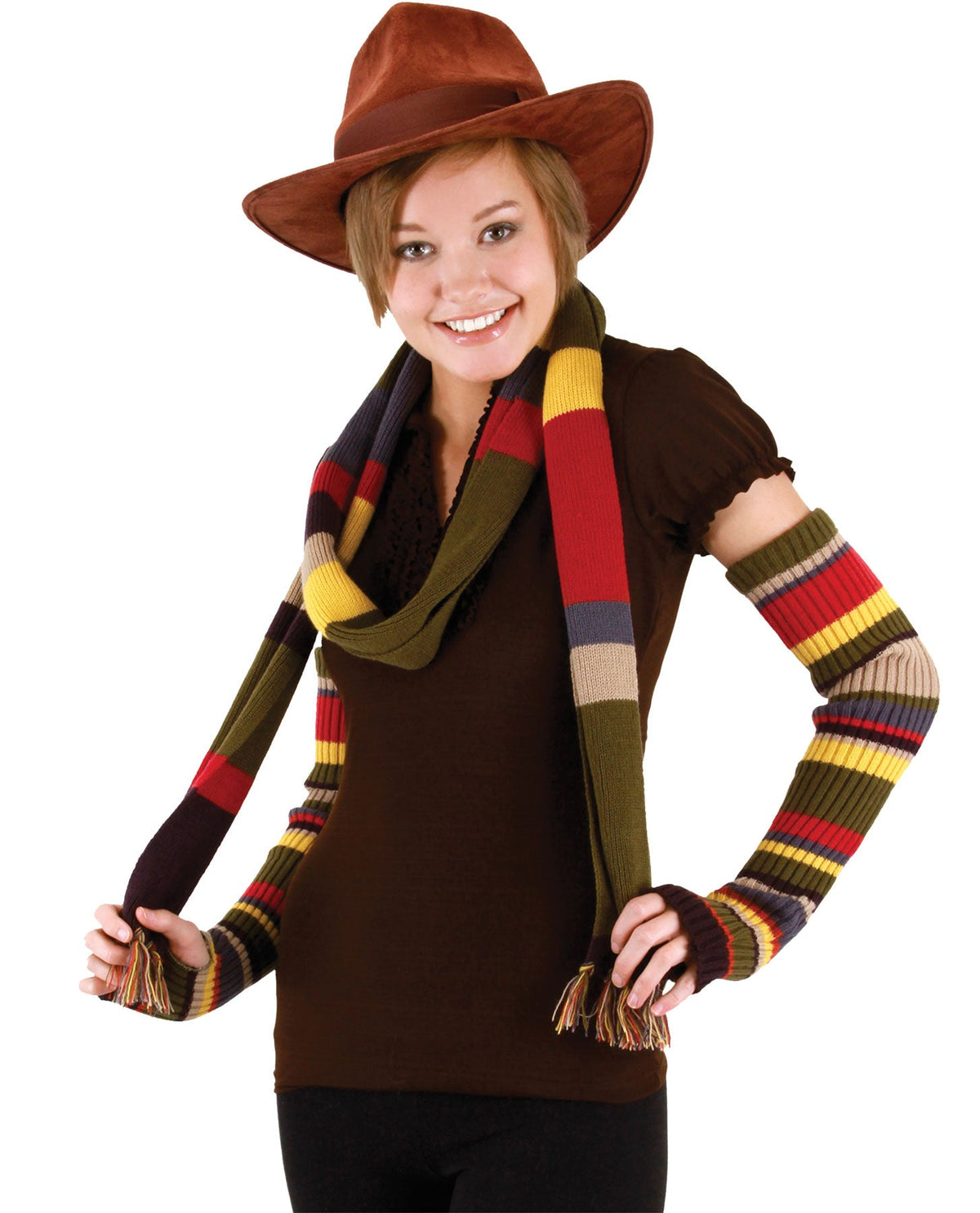 4th Doctor Hat Brown Halloween Hats & Headpieces - Tophatter Daily Deals