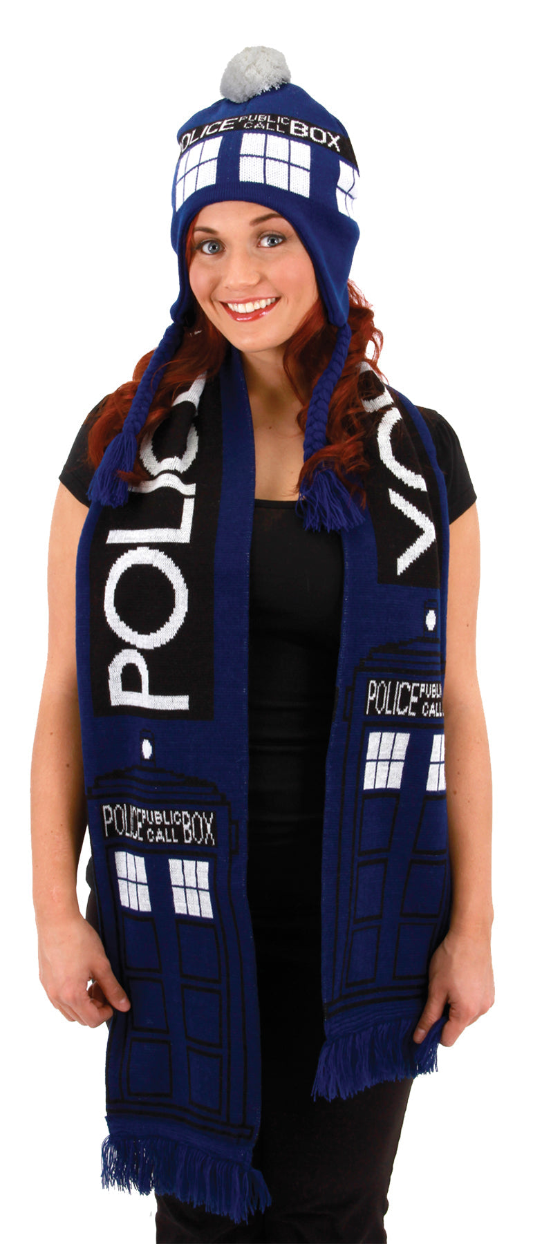Doctor Who Tardis Laplander Hat Halloween Hats & Headpieces - Tophatter Daily Deals