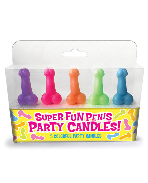 Super Fun Party Candles - Set Of 5 Default Title Bachelorette & Party Supplies - Tophatter Daily Deals