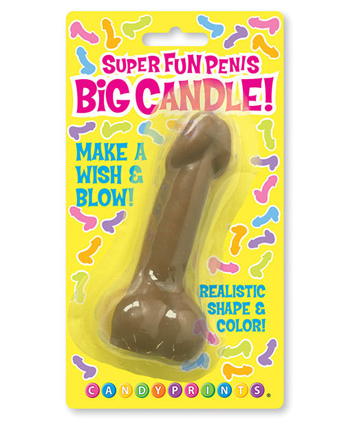 Super Fun Big Penis Candle - Brown Default Title Bachelorette & Party Supplies - Tophatter Daily Deals