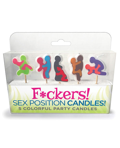 Fuckers Sex Position Candles - Set Of 5 Default Title Bachelorette & Party Supplies - Tophatter Daily Deals