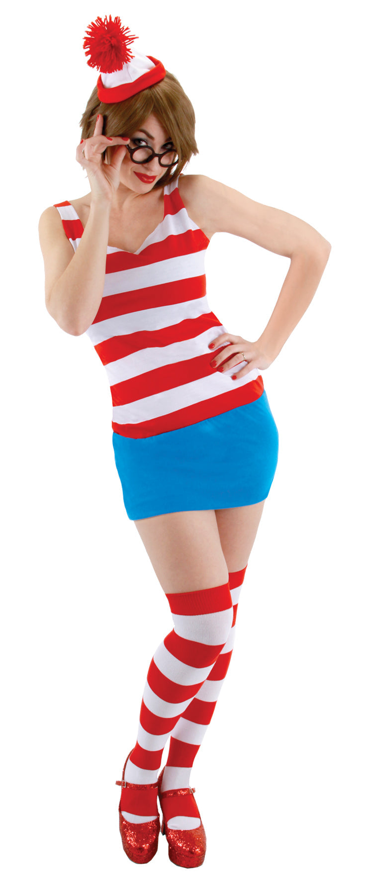 Women's Where's Waldo Dress Halloween Costume Sets - Tophatter Daily Deals