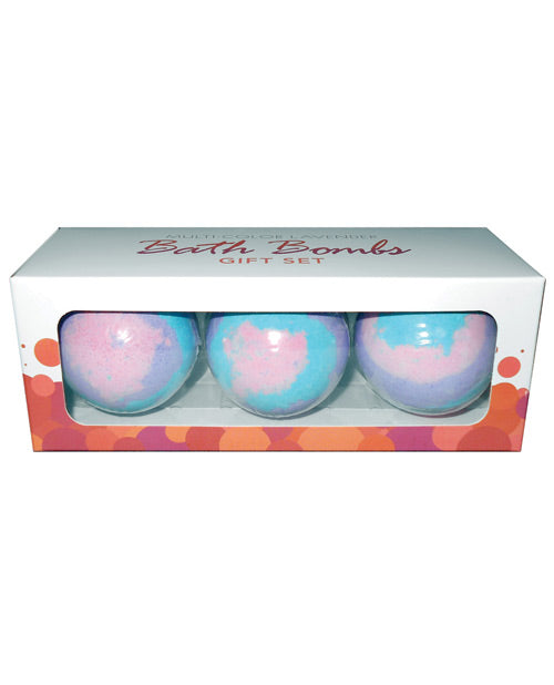 Multi Color Bath Bombs - Lavender Pack Of 3 Default Title Bath & Body - Tophatter Daily Deals