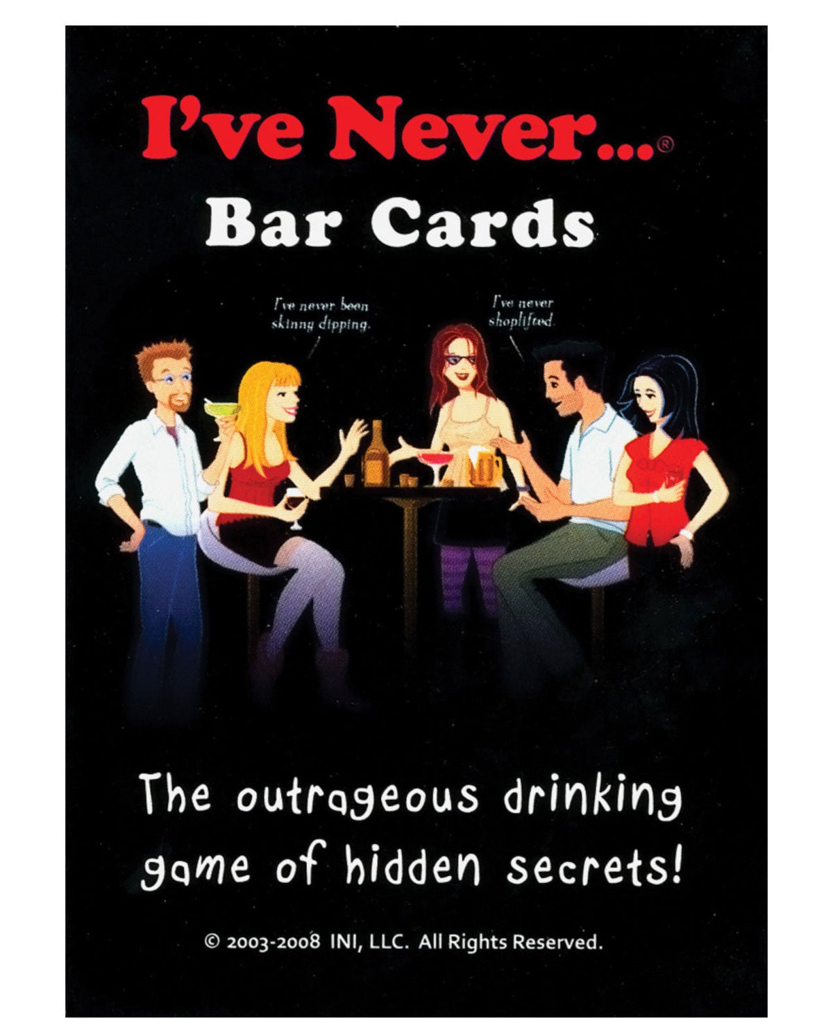 I've Never Bar Cards Default Title Games For Parties - Tophatter Daily Deals