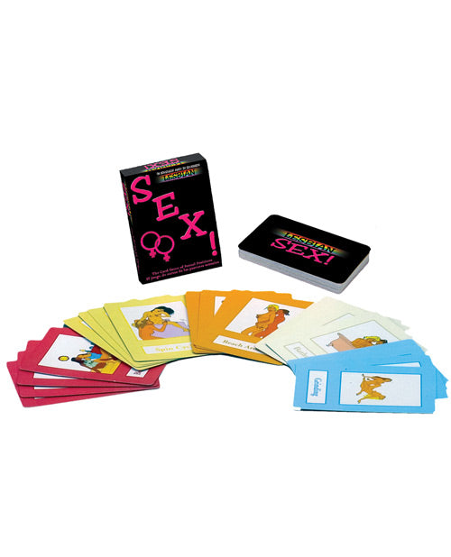 Lesbian Sex Card Game - Bilingual Default Title Setting The Mood - Tophatter Daily Deals