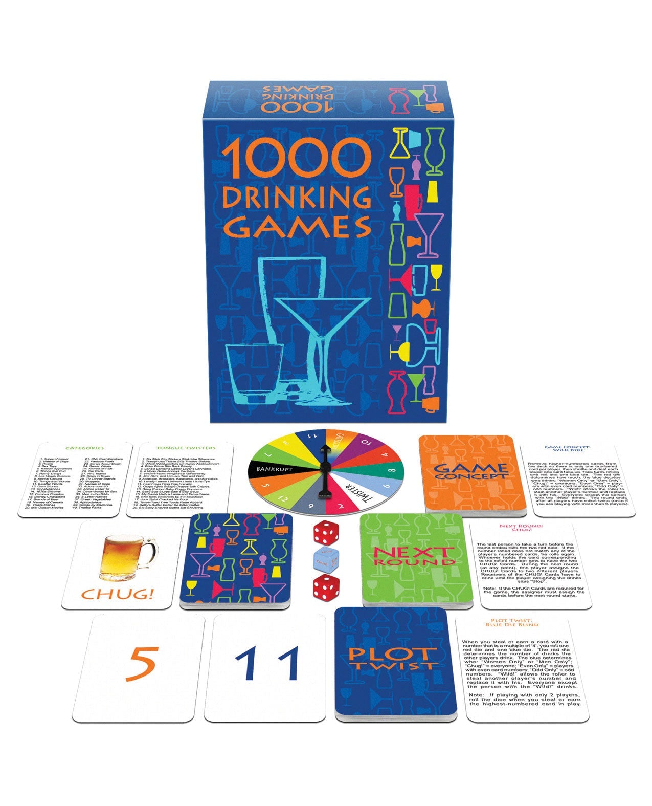 1000 Drinking Games Default Title Games For Parties - Tophatter Daily Deals