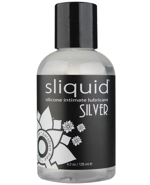 Sliquid Silver Silicone Lube Glycerine & Paraben Free - 4.2 Oz Default Title Lubes - Tophatter Daily Deals