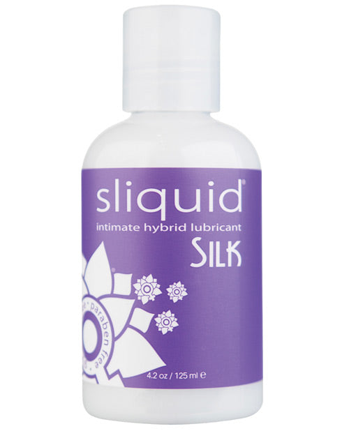 Sliquid Silk Hybrid Lube Glycerine & Paraben Free - 4.2 Oz Default Title Lubes - Tophatter Daily Deals