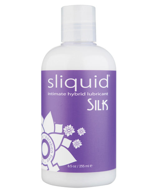 Sliquid Silk Hybrid Lube Glycerine & Paraben Free - 8.5 Oz Default Title Lubes - Tophatter Daily Deals