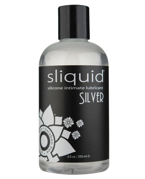 Sliquid Silver Silicone Lube Glycerine & Paraben Free - 8.5 Oz Default Title Lubes - Tophatter Daily Deals