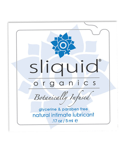 Sliquid Organics Natural Intimate Lubricant - .17 Oz Pillow Default Title Lubes - Tophatter Daily Deals