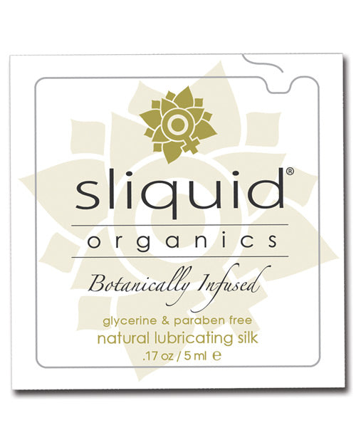 Sliquid Organics Silk Lubricant - .17 Oz Pillow Default Title Lubes - Tophatter Daily Deals