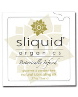 Sliquid Organics Silk Lubricant - .17 Oz Pillow Default Title Lubes - Tophatter Daily Deals