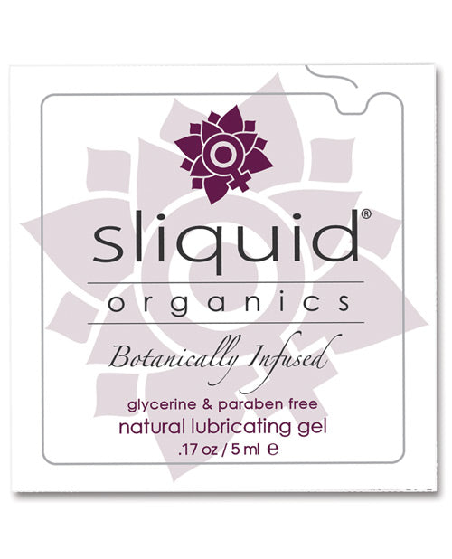 Sliquid Organics Natural Lubricating Gel - .17 Oz Pillow Default Title Lubes - Tophatter Daily Deals