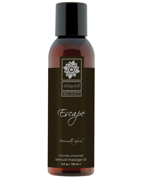 Sliquid Organics Massage Oil - 4.2 Oz Escape Default Title Massage Oils, Lotions, Creams And Gels - Tophatter Daily Deals