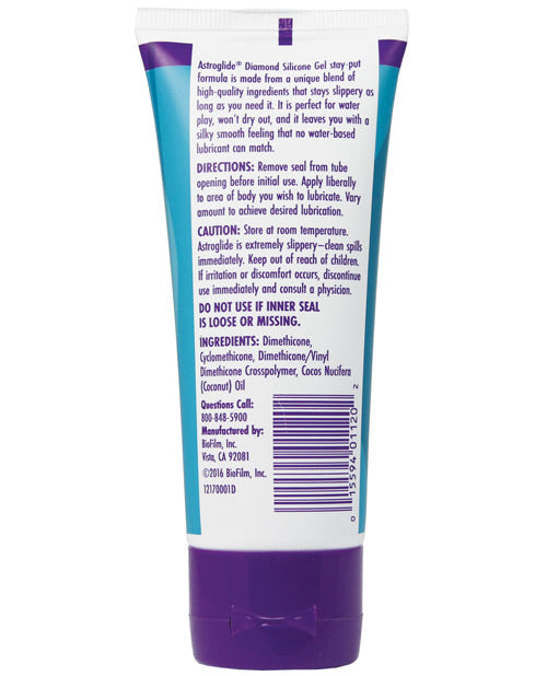 Astroglide Diamond Silicone Gel Lubricant - 3 Oz Bottle Lubes - Tophatter Daily Deals