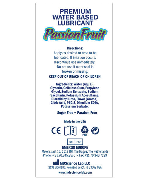 Swiss Navy Flavors - 4 Oz Passion Fruit Lubes - Tophatter Daily Deals