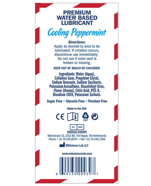 Swiss Navy Flavors - 4 Oz Cooling Peppermint Lubes - Tophatter Daily Deals
