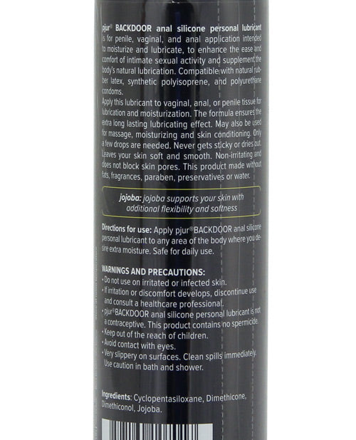 Pjur Back Door Anal Silicone Lubricant - 250 Ml Bottle Lubes - Tophatter Daily Deals