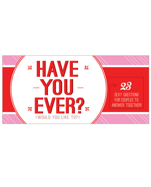 Have You Ever Coupon Book Default Title Setting The Mood - Tophatter Daily Deals