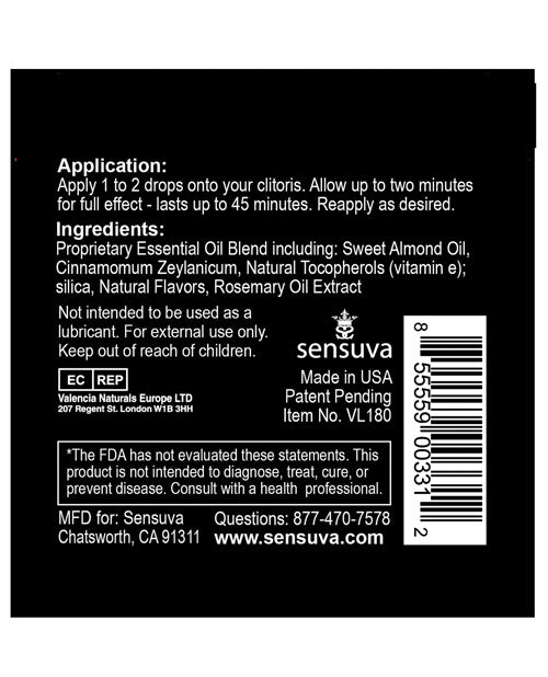 On Natural Arousal Oil For Her - Ampoule Packet Sexual Enhancers - Tophatter Daily Deals