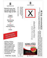 X On The Lips Buzzing Lip Balm W-pheromones - Strawberry Sexual Enhancers - Tophatter Daily Deals