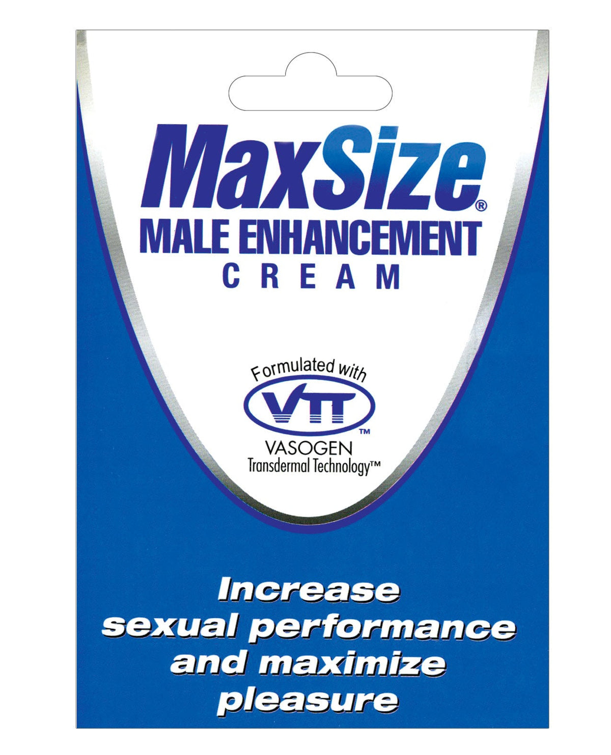 Max Size Male Enhancement Cream - Individual Foil Packet Default Title Sexual Enhancers - Tophatter Daily Deals