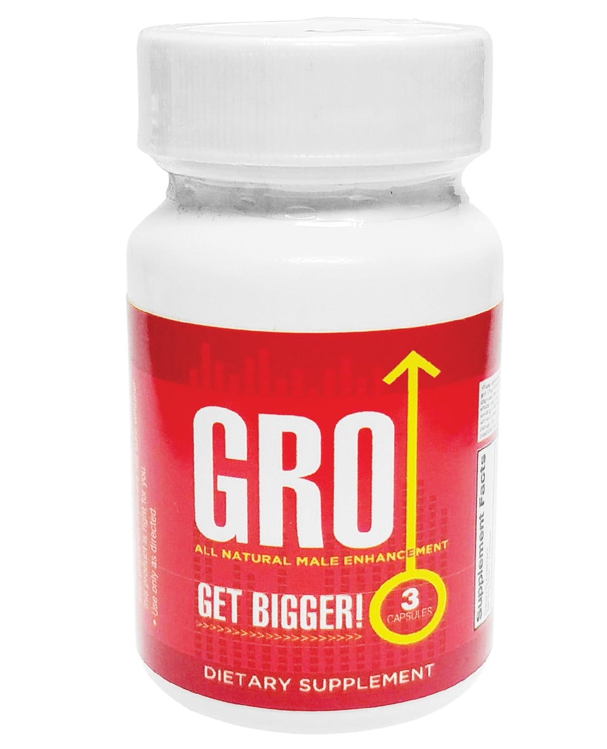 Gro Male Sexual Supplement - 3 Capsule Bottle Default Title Sexual Enhancers - Tophatter Daily Deals