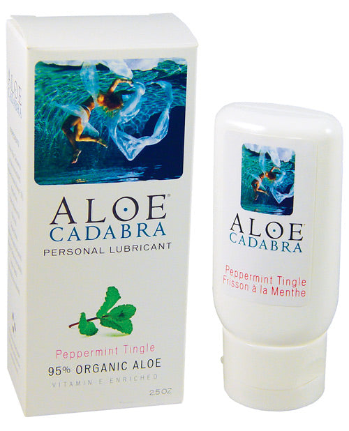 Aloe Cadabra Organic Lubricant - 2.5 Oz Peppermint Tingle Default Title Lubes - Tophatter Daily Deals