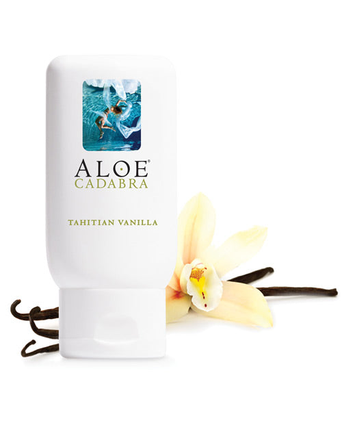 Aloe Cadabra Organic Lubricant - 2.5 Oz Bottle Tahitian Vanilla Default Title Lubes - Tophatter Daily Deals